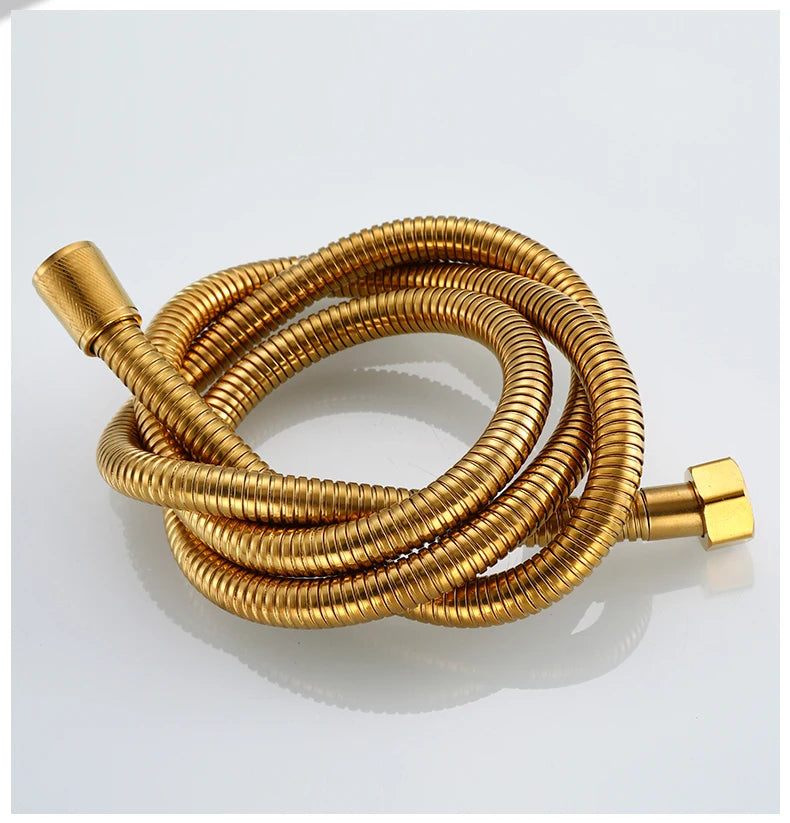 Thermostatic Digital Bathroom Shower Set Rainfall Shower Head Brass Bathroom Faucet Accessories Hot Cold Digital Shower System