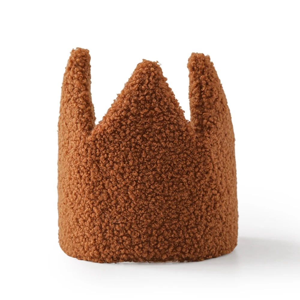 Baby Teddy Velvet Balloon Crown Hat Headwear Star Fairy Stick Happy Birthday Party Decoration Newborn Photography Accessories