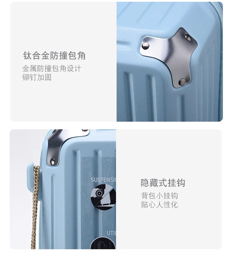 Oversized capacity suitcase student pull rod box 28 "brake wheel luggage men's women's password zipper style travel box 32