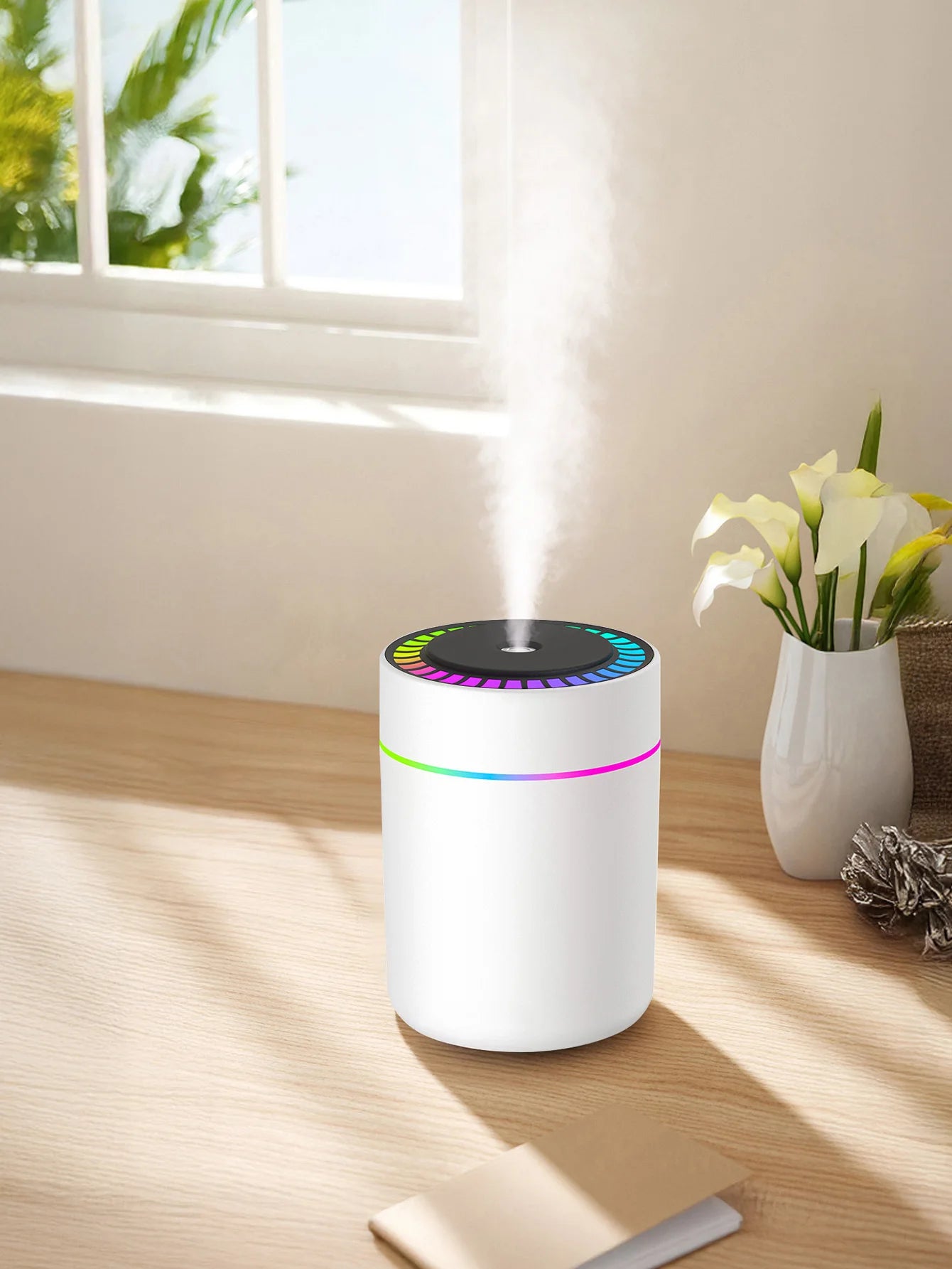 180ml Aromatherapy diffuser Humidifier Aromatherapy essential oil Air purifier Sleeping car carrying home LED 7 color light