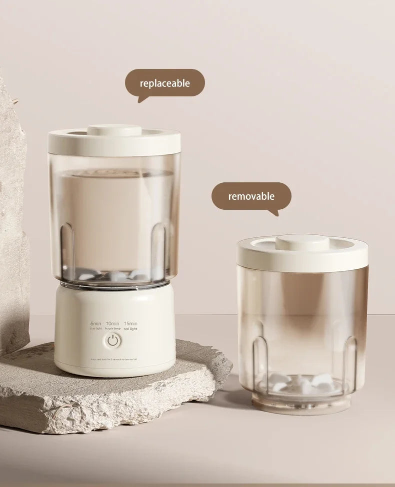 Portable Small Washing Machine Automatic Makeup Brush Cleaner Household Mini Washing Machine for Socks Underwear Panties Washer