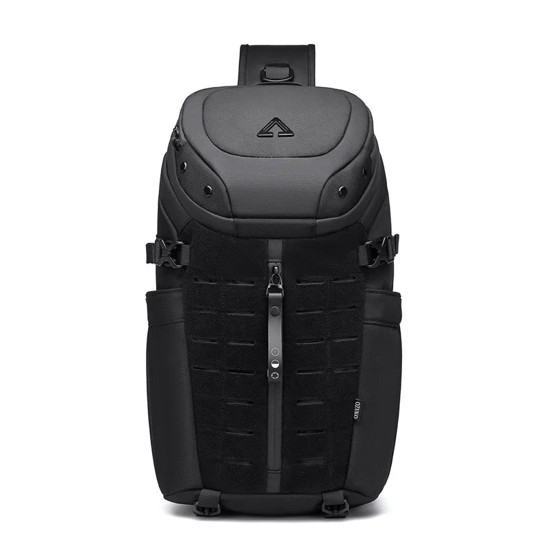 Anti Theft Sling Bag Shoulder Crossbody Backpack Waterproof Chest Bag with USB Charging Port Lightweight Casual Daypack