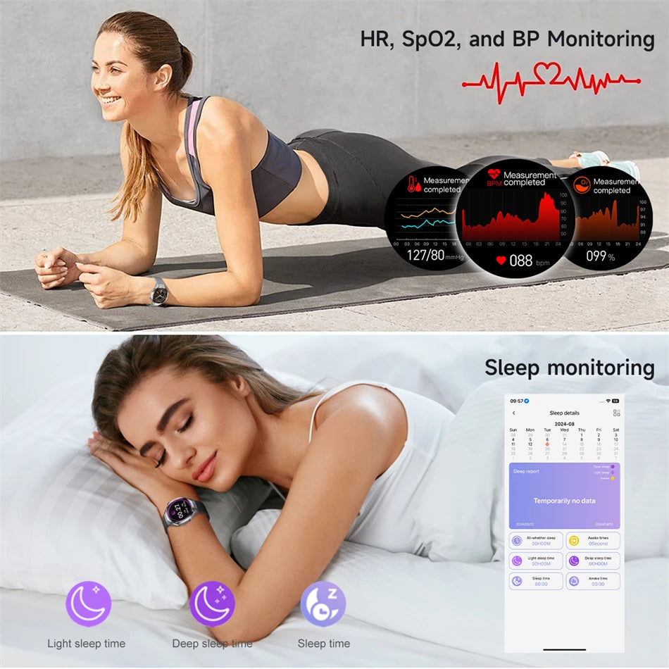 2025 New Watch 5 MAX Smart Watch HD AMOLED Screen NFC GPS Tracker Bluetooth Call Waterproof Sports Health Smartwatch Men Women