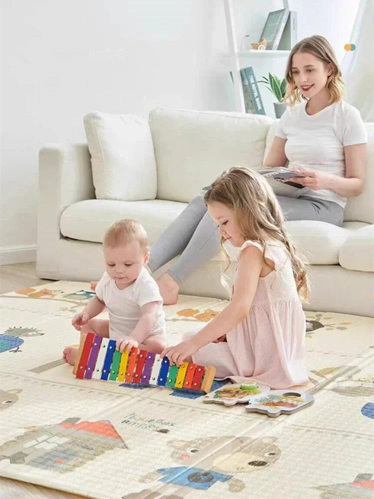 Foldable Baby Foam Play Mats 180cm X100cm Playmat Floor Mats Carpet XPE Mats Floor Crawling Rugs Mat Baby Mat Gift for Kids
