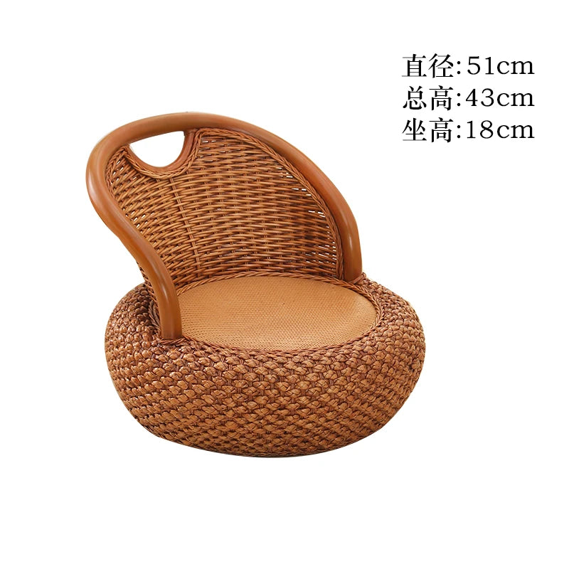 Nordic Rattan Chairs Girl Gaming Computer Occasional Balcony Throne Relax Living Room Chairs Reading Sillones Library Furniture