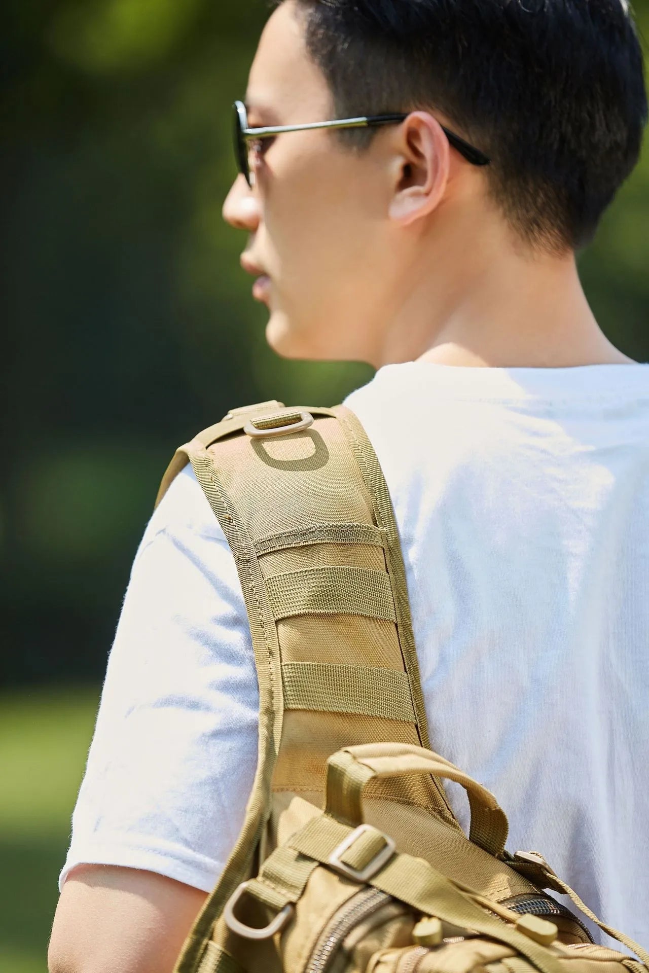 Rilibegan Chest Bag Waterproof Oxford Single Shoulder Bags Tactical Chest Bags Big Capacity Crossbody Bags Camouflage Chest Bag