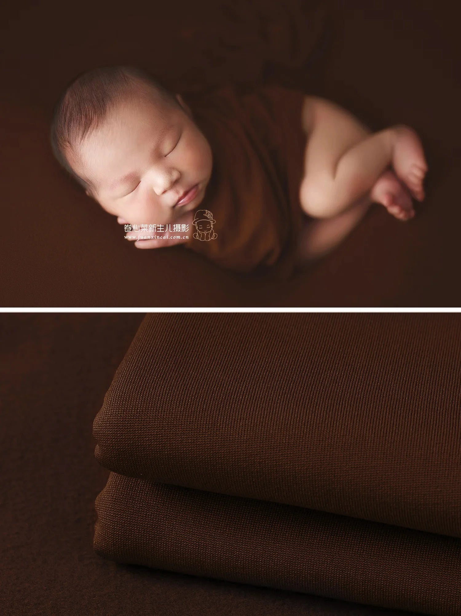 Newborn Photography Props Soft Wrap Blanket Backdrop Stretchable Fabrics for Baby Posing Studio Shooting Photo Accessories