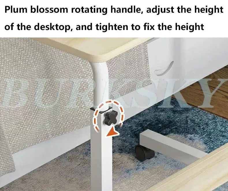 Simple Laptop Desk Lazy Bed Desk Learning Simple Small Table Learning Table Movable Bedside Adjustable Portable Laptop table