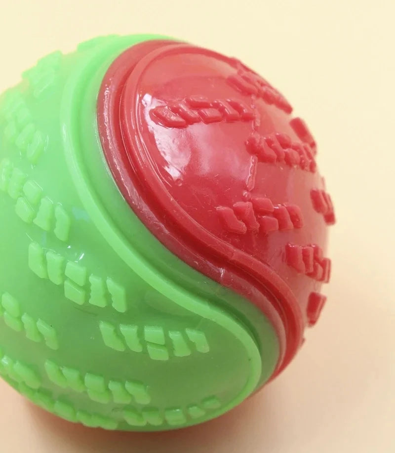 Dogs Chew Ball Interactive Toys Soft TPR Toys for Dog Pet Teeth Cleaning Bite Resistance Squeaky Dog Ball Toy Pet Products