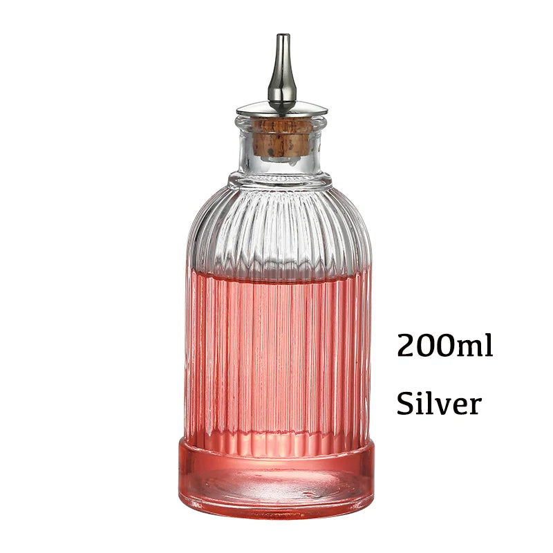Vintage Cocktail Bitters Bottle with Dasher Top Professional Bar Accessory Bar Tool