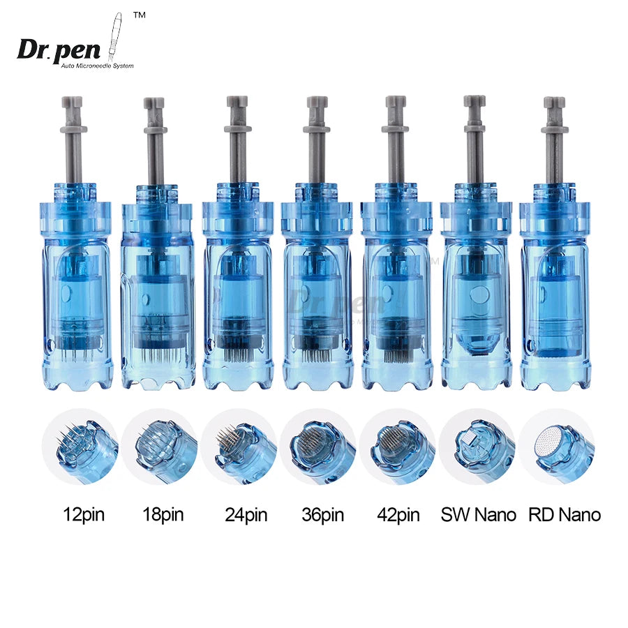 Authentic Dr pen Ultima M8S With 22 pcs Needle Pin Anti Back Flow Microneedling Pen Skincare Wireless  Derma Pen Beauty Machine