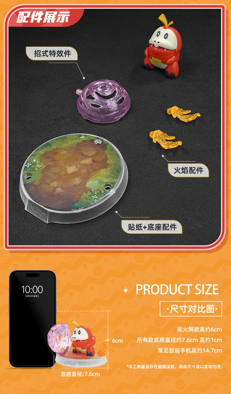 Original Blokees Pokemon Pikachu Eevee Charmander Charizard Greninja Meowscarada Ceruledge Cartoon Characters Building Block Toy