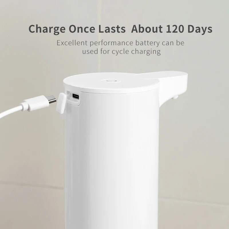 Stainless Automatic Soap Dispensers Rechargeable Touchless Sensor Smart Washing Hand Machine Liquid Hand Sanitizer Pump Foaming