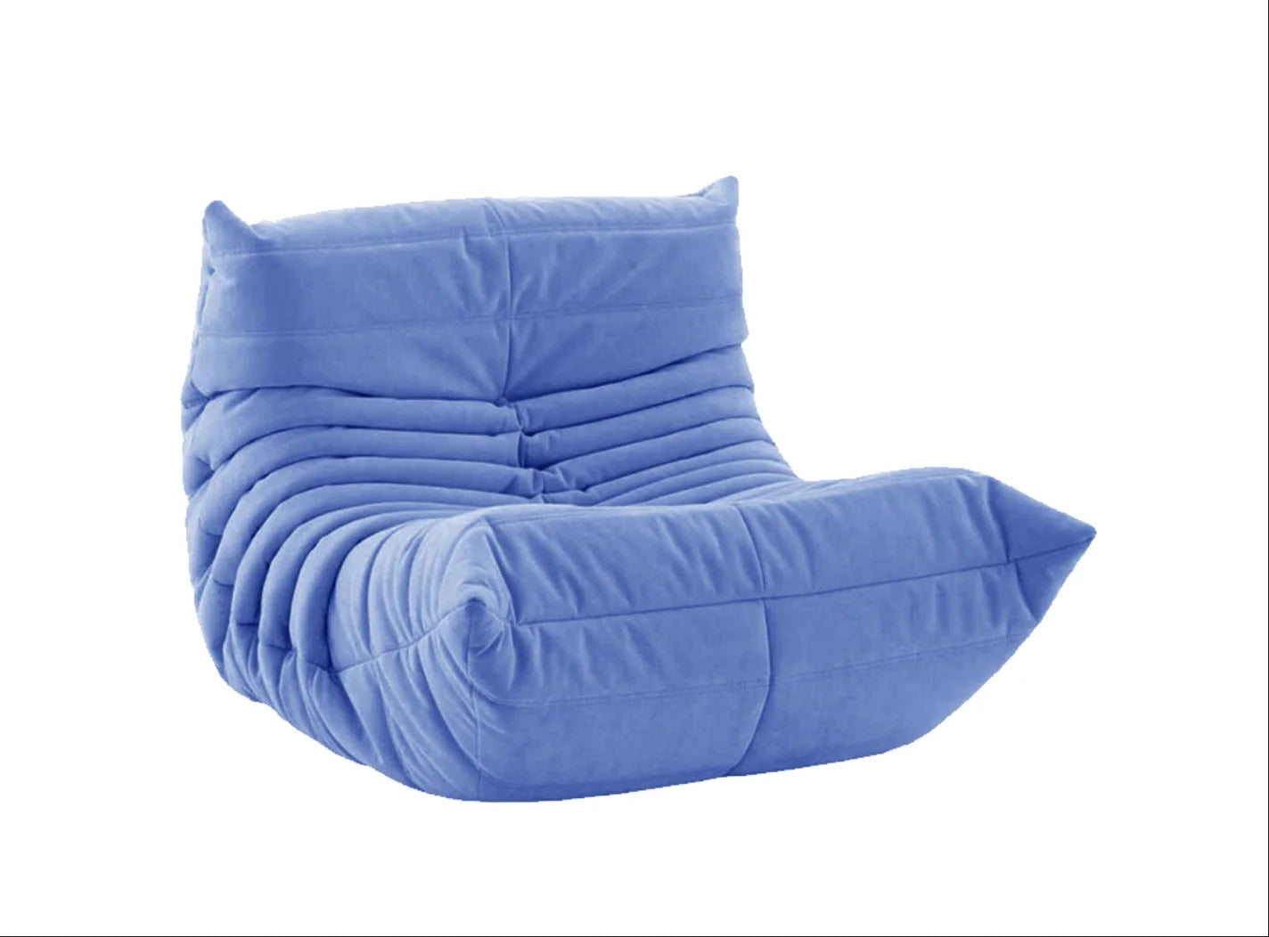 Collection house designer togo floor-to-ceiling single sofa Nordic balcony study lazy caterpillar Internet celebrity cream sofa