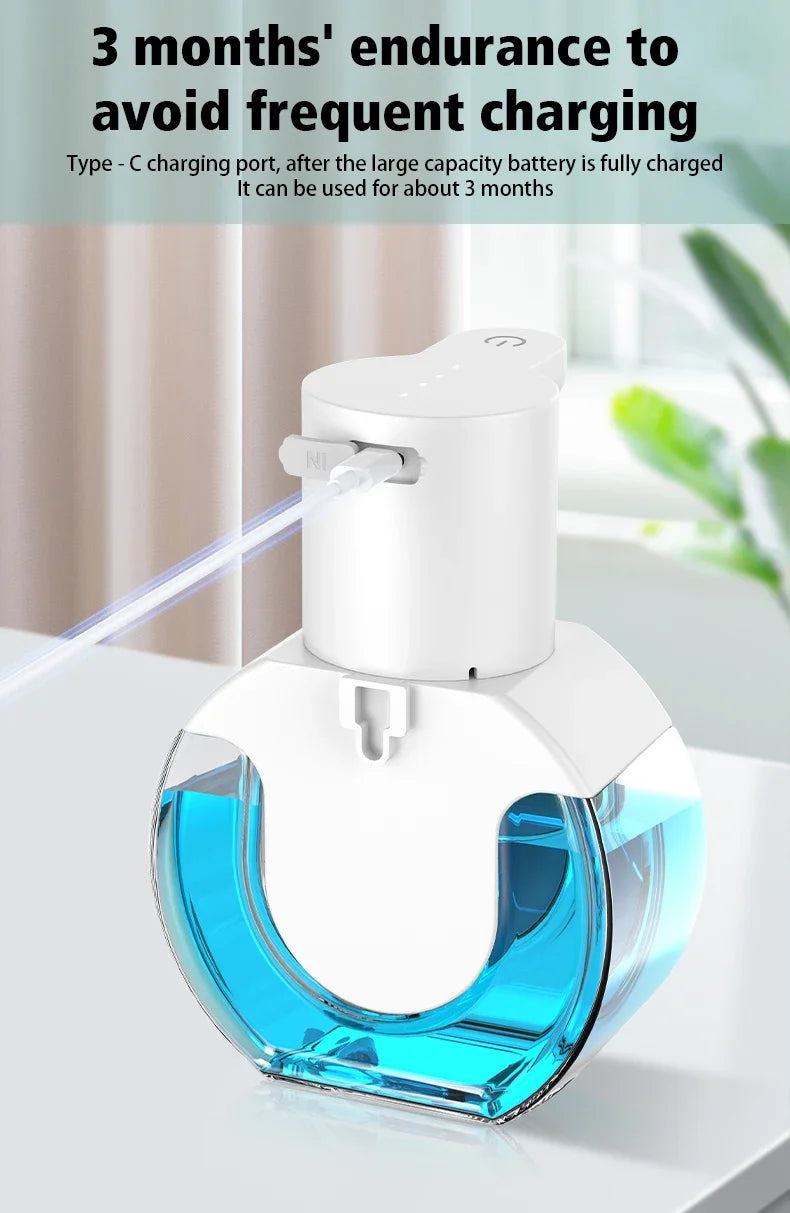 Smart Foam Soap Dispenser USB Charging Touchless Hand Washer Automatic Induction Sensor 8000mAh Foam Hand Washer For Home