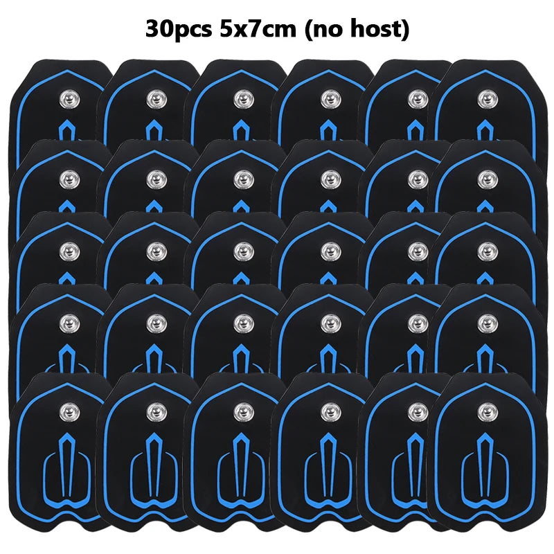 Electrode Pads Conductive Gel Physiotherapy Tens Therapeutic Pulse Pressure Electrical Compex Muscle Stimulator Massage Patches