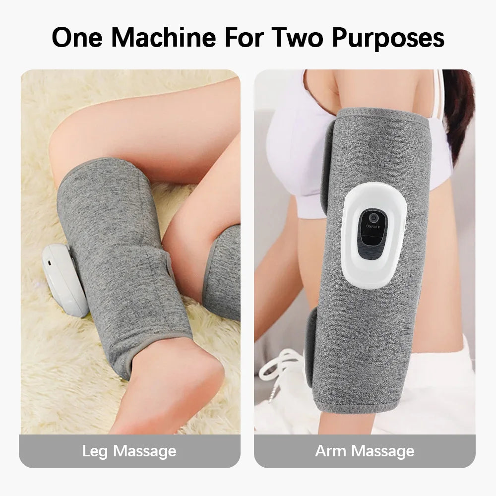 2/1PCS Wireless 360° Air Pressure Calf Massager Eletric 3 Mode Compresstion Leg Massage Foot Calf Muscle Circulation
