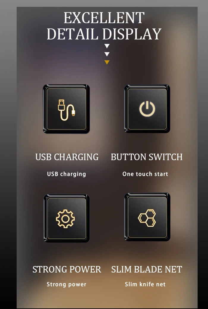 Kemei TX10 Electric Shaver Hair Rechargeable Beard Foil Razor For Men Bald Head Shaving for Men Machine