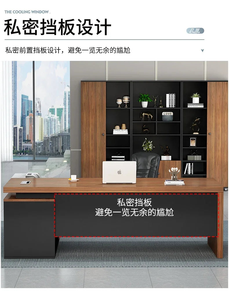 Commercial External Office Desk Minimalist Industrial Cheap Luxury Office Desk Indoor Station Mesa Escritorio Modern Furniture