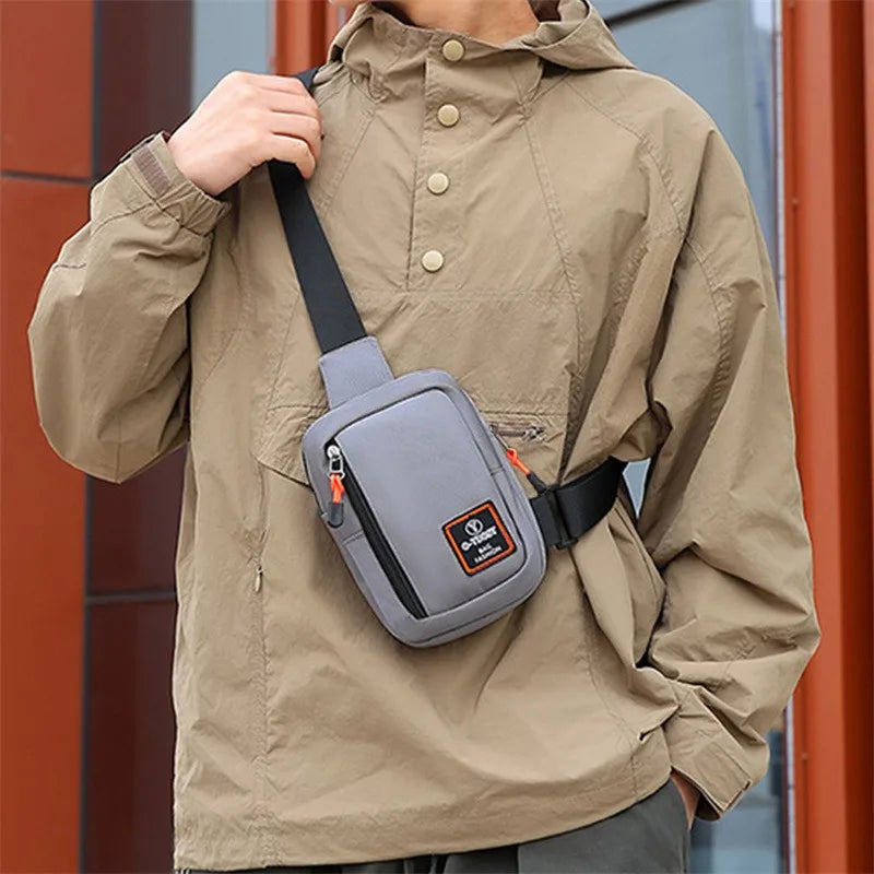 Chest Bags Men's One Shoulder Crossbody Bag Large Capacity Outdoor Sports Leisure Fashion Small Shoulder Bag Backpack Men's