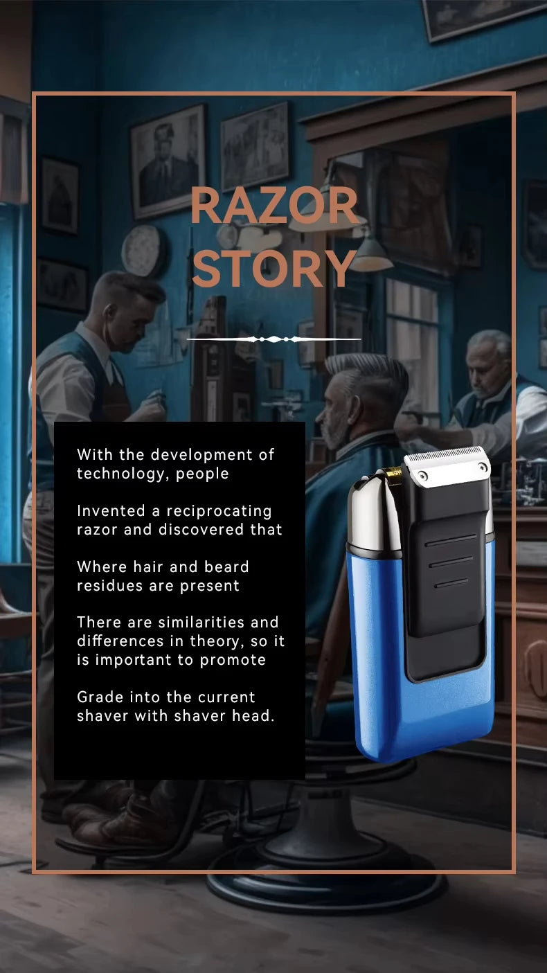 Kemei KM-1112 USB Charging IPX5 Waterproof Shaver 2 in1 Men's Rechargeable Electric Beard Razor Floating Forward Shaving Machine