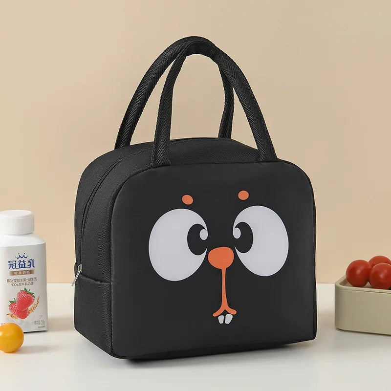Cartoon Animals Thermal Lunch Bags For Children With Free Shipping Kids Girls Storage Banto Lunchbox Food Bag Insulation Bags