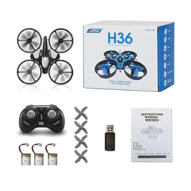 Hot Selling JJRC H36 Mini RC Drone Helicopter 360° Flip Remote Control Quadcopter Toy 4ch 6-Axis Headless Mode Mini Drone