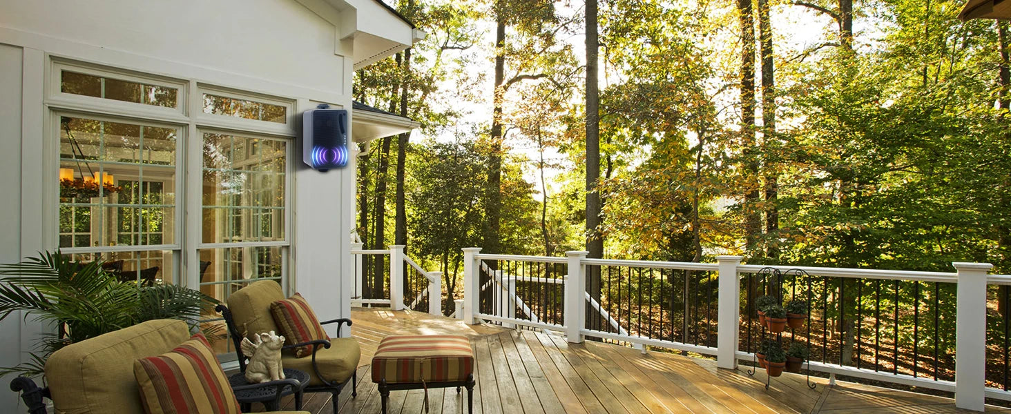 Herdio 3.5‘’ 2PCS Passive Outdoor Speakers Wired Waterproof 200W 3 Way Premium Mountable Wall Mount Speakers With Superior Sound