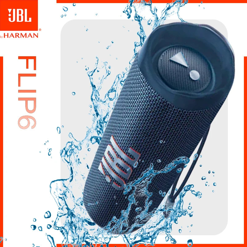 Original JBL FLIP 6 Bluetooth Speaker FLIP6 Portable IPX7 Waterproof Outdoor Stereo Bass Music Track Speaker Independent Tweeter