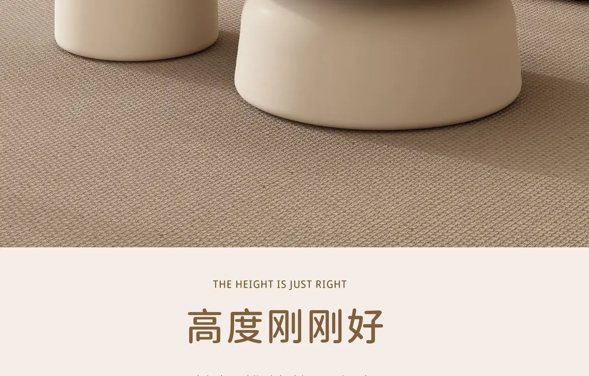 Cream style Martini coffee table, living room, small household, simple iron round shape