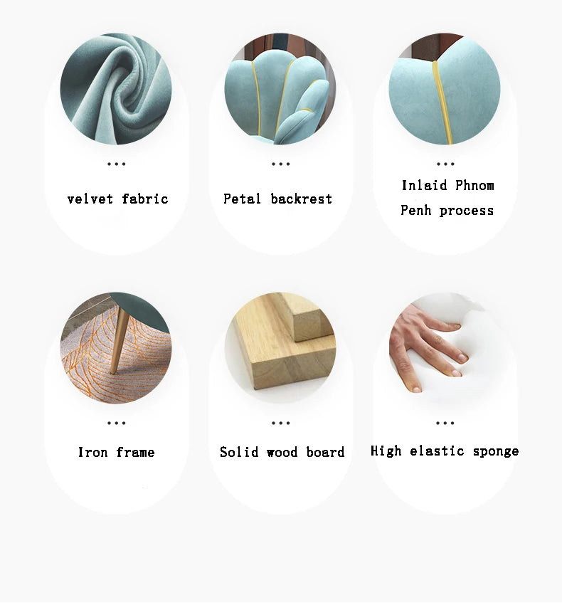 Nordic Furniture, Living Room Chair, Bedroom Makeup Stool, Modern Leisure Seat, Creative Armchair, Home Dining Chairs,Customized