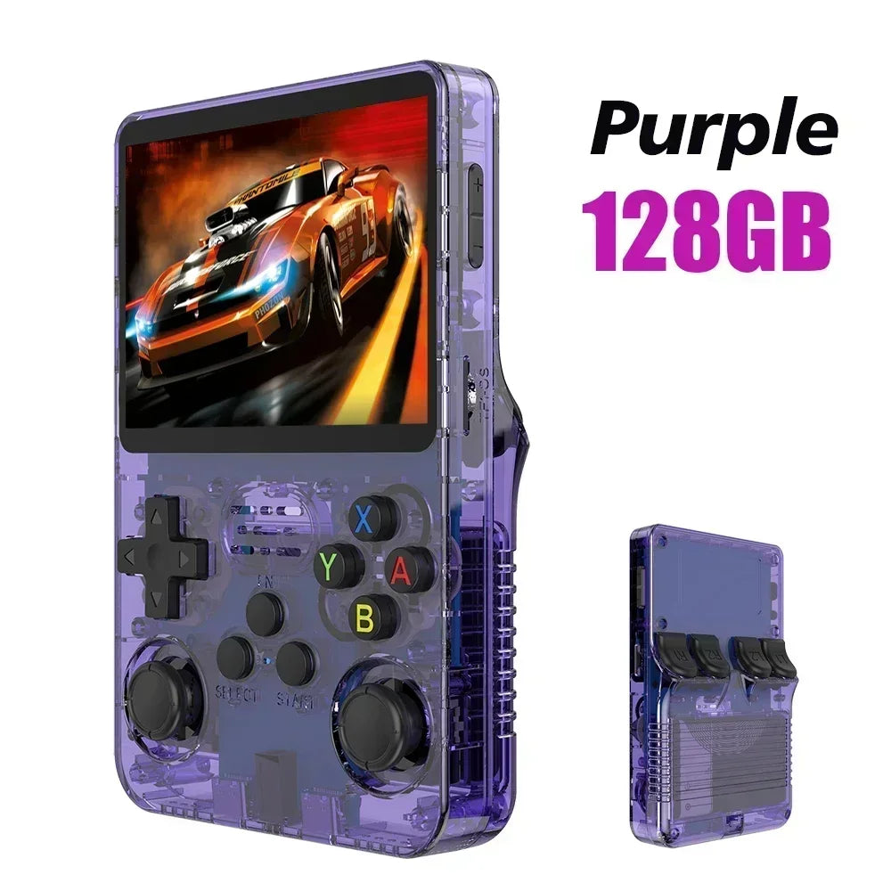 256G Open Source R36S Video Game Console Linux System 3.5 Inch IPS Screen Portable Pocket Video Player 64G/128G best Game gift