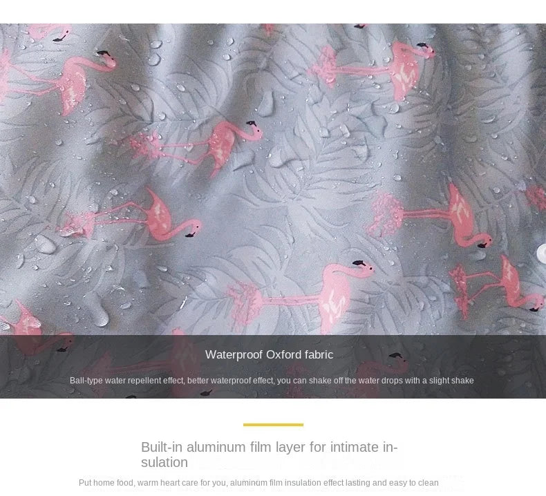 Insulated Thermal Cooler Bag Lunch Storage Box Bag Portable Picnic Camping Bag Food Drink Storage Leakproof Outdoor Cooler Box