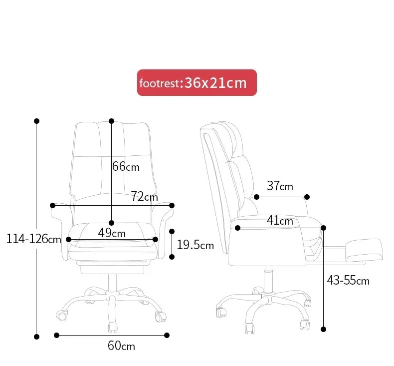 NEW PU Leather Office Chair Pink Gaming Chair Computer Swivel Gamer Live Ergonomic Chair Home Bedroom Sofa Armchairs Furniture
