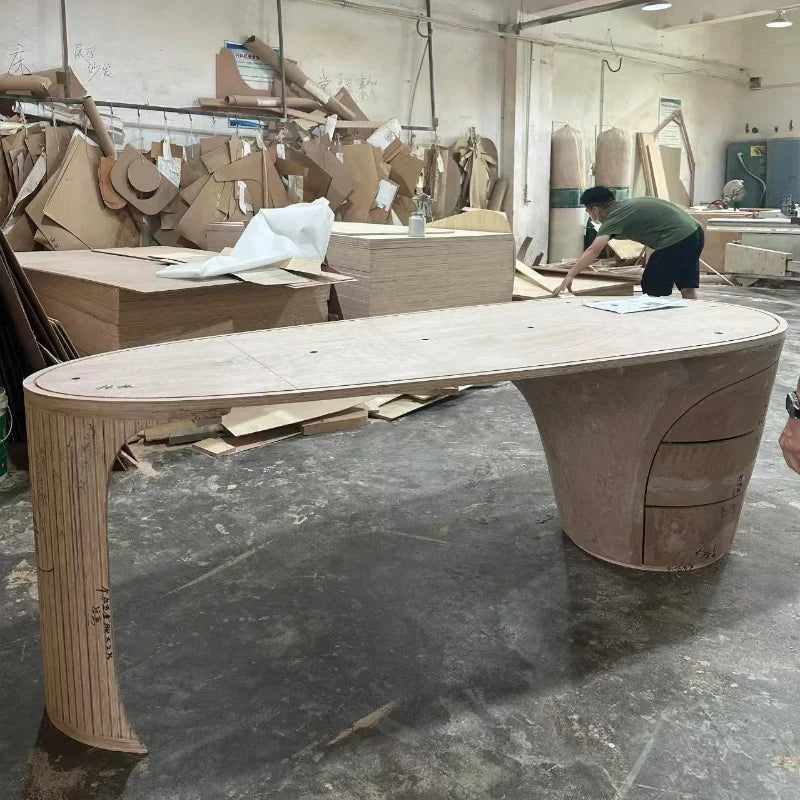 mid-century Marble office desk high-end luxury fashion design Computer desk Elegant comfortable mesa para escritório furniture