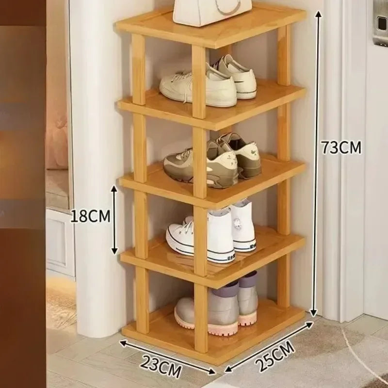 Bamboo Shoe Rack Detachable Shoe Rack for Easy Installation Storage Rack Entrance Storage Rack Multi-layer Simple Storage Rack
