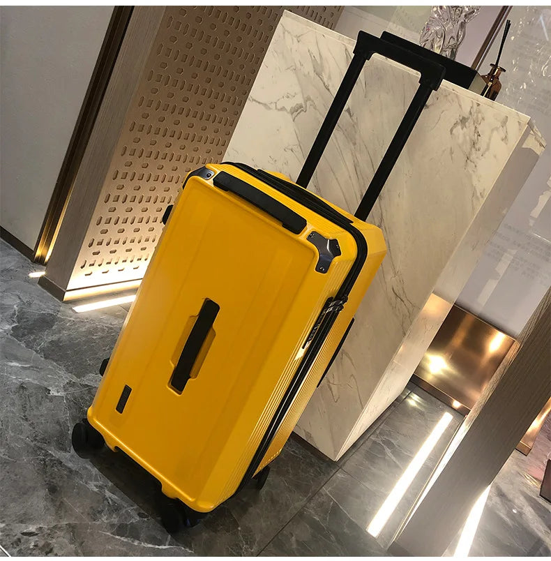 Japanese travel suitcase universal wheel password thickened trolley luggage 22/26/30 inch high value luggage for men and women