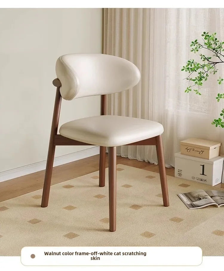 Lounge Vanity Dining Room Chairs Office Single Gamer Home Kitchen Chair Wooden Design Chaises Salle Manger Furniture XR50CY