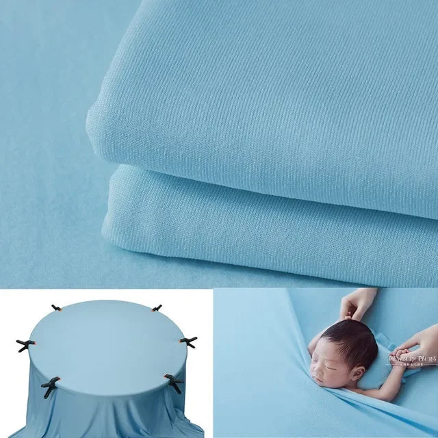 150X170 CM Newborn Photography Props Backdrop Wrap Set Soft Fabrics Shoot Studio Accessories Baby Posing Frame Blankets