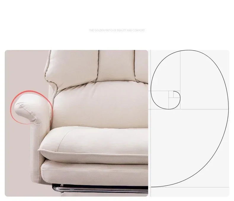 NEW PU Leather Office Chair Pink Gaming Chair Computer Swivel Gamer Live Ergonomic Chair Home Bedroom Sofa Armchairs Furniture