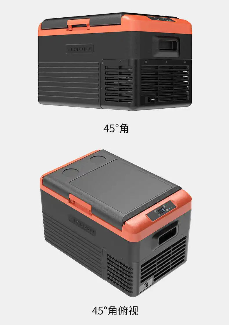 12V 24V 220V Three-voltage Dual-purpose Refrigerator 30L-50L Household Small Portable Refrigerator Fresh-keeping Freezer