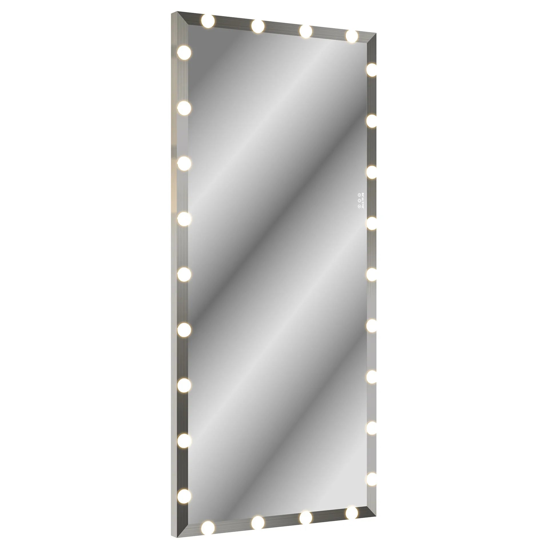 Smart LED full-body mirror with lamp full-length mirror household wall-mounted vertical floor mirror