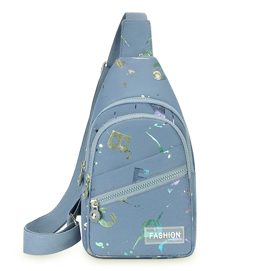 Chest Bag Crossbody Small Sling Backpack Sling Bag for Women, Chest Bag Daypack Crossbody for Travel Sport Crossbody Backpack