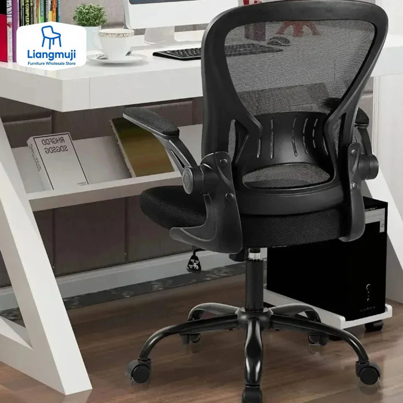 Breathable Office Gaming Chair Ergonomic Elastic Sponge Computer Desk Chair 3D Breathable Mesh Fabric Home and Office Furniture