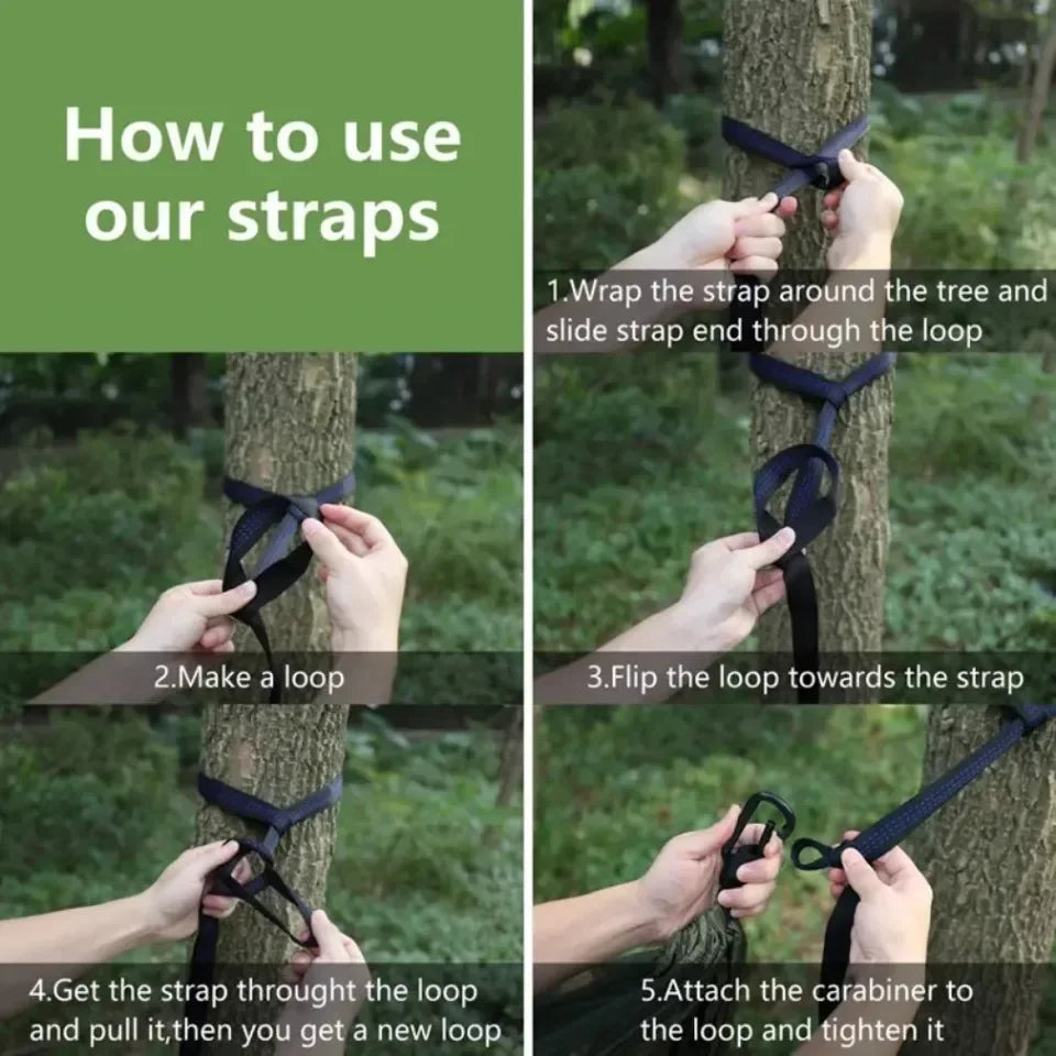 Outdoor Camping Hammock High Strength Parachute Fabric With Mosquito Net Lightweight Hanging Hammocks Hanging Bed Net 250x120cm