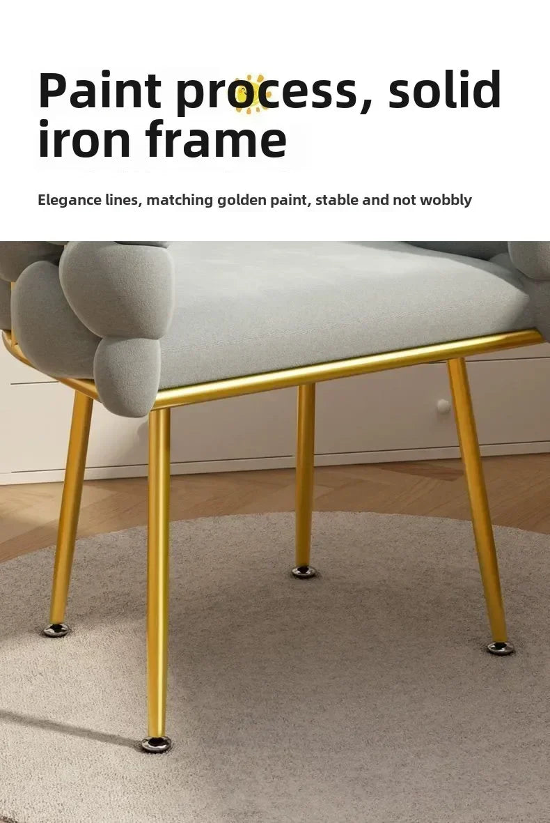 Formwell Leisure Single Sofa Chair Velvet Armchair with Gold Legs Makeup Chair with Upholstered for Living Room Bedroom