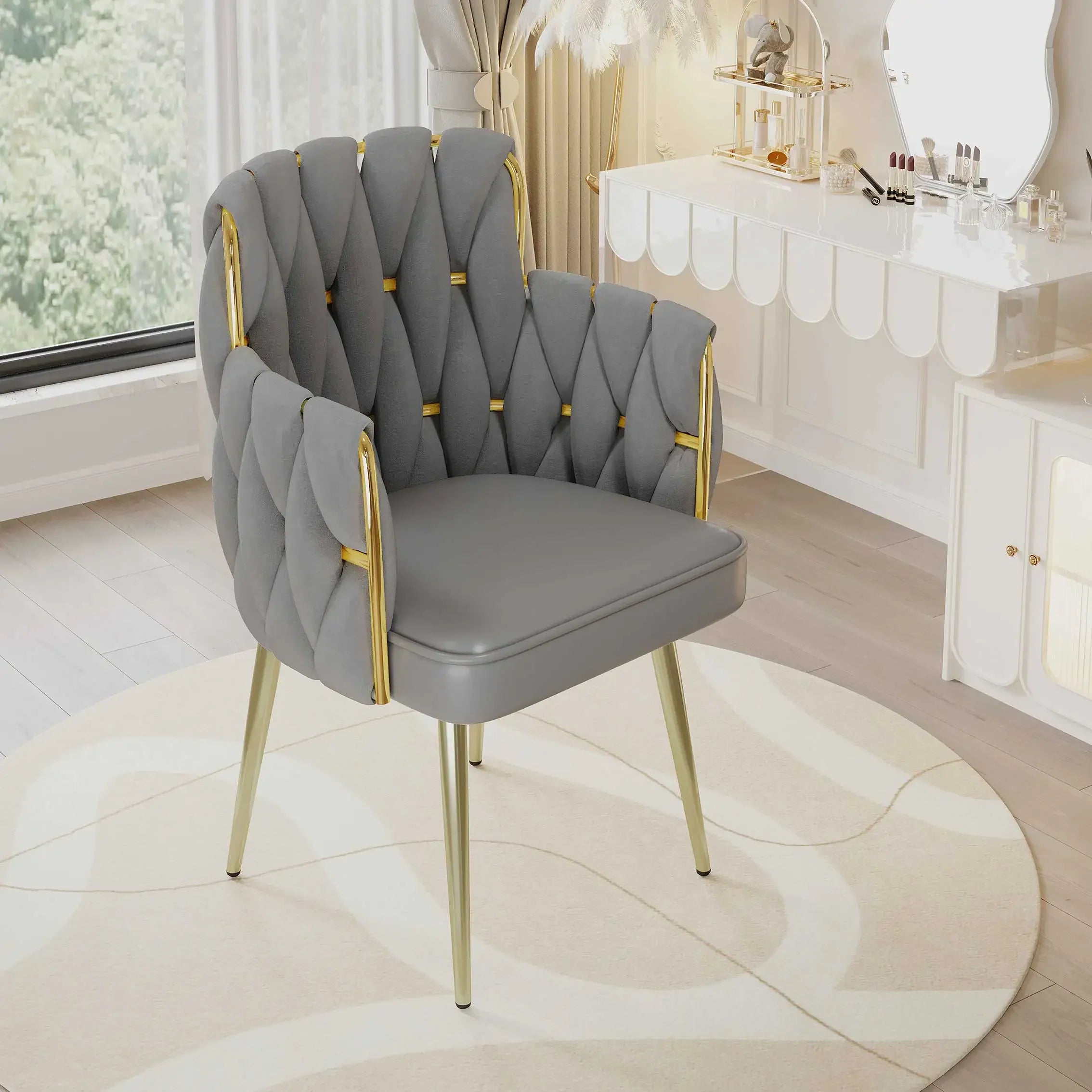 Study Throne Office Chair Vanity Modern Ergonomic Luxury Nordic Office Chair Designer Relaxing Sillas De Oficina Salon Furniture