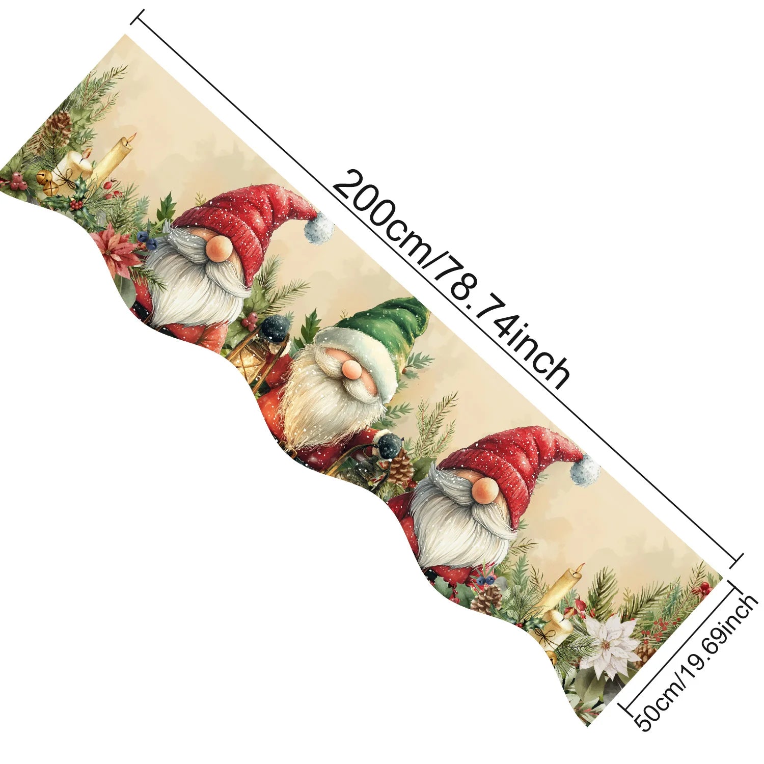 Christmas dwarf Fireplace Mantel Scarf Christmas Party Decor Kids Favors 2025 Xmas Living Room Navidad Natal New Year Gift 2026