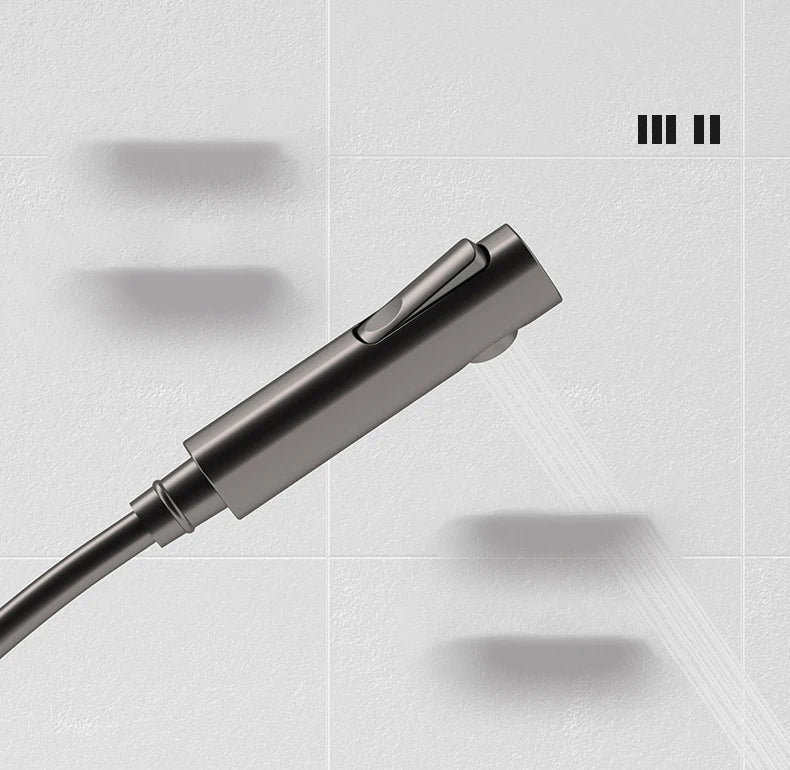 Black Digital Shower Set Bathroom Rainfall Brass Wall Mounted 4Way Shower Faucet Bathtub Thermostat Rain Mixer Tap Shower System