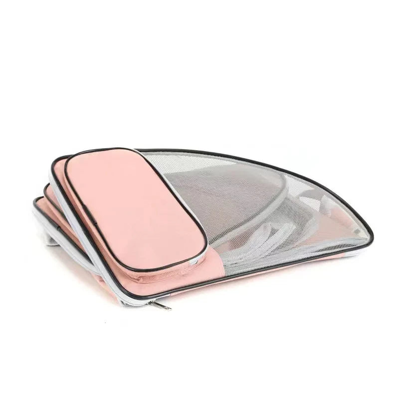 Pet Cat Carrier Bag Outdoor Travel Backpack for Cats Small Dogs Breathable Cat Carrying Bag Suitable for Cats Within 6kg